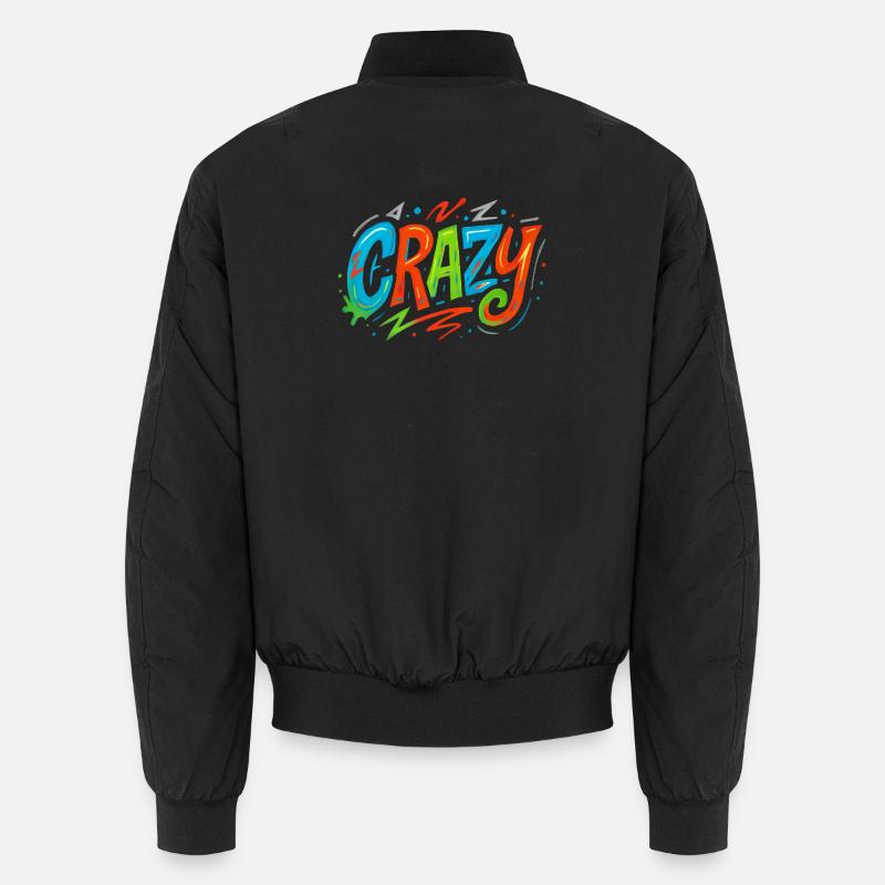 Graffiti Crazy Farbexplosion Unisex Bomberjacke