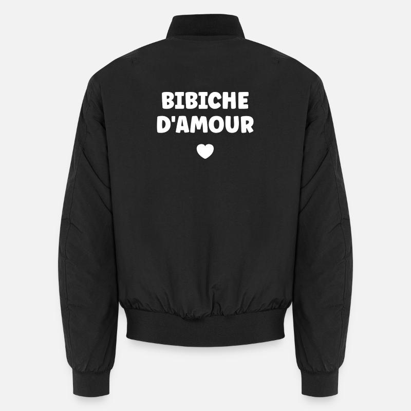 Bibiche - Unisex Bomberjacke - Schwarz