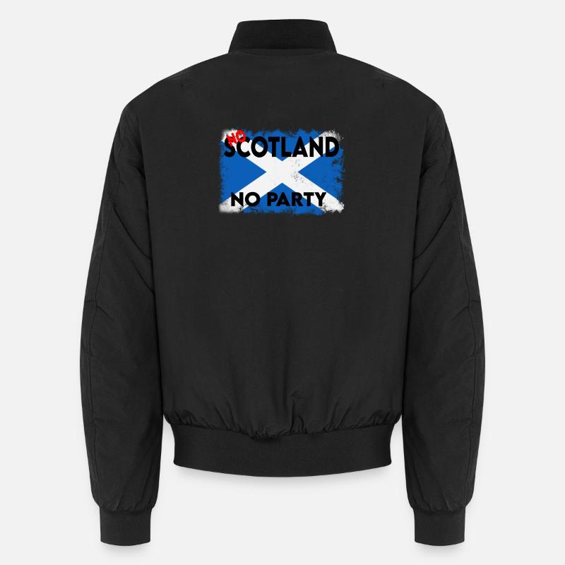 Typographie du drapeau en salte en gras Bomber unisexe