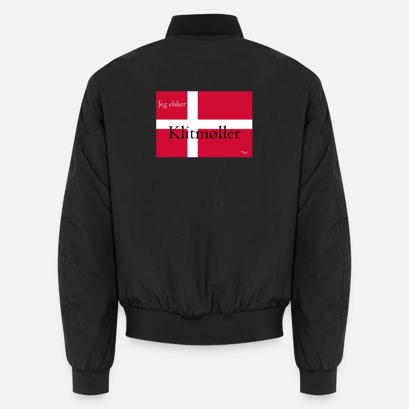 Klitmøller Danish Flag Unisex Bomberjacke
