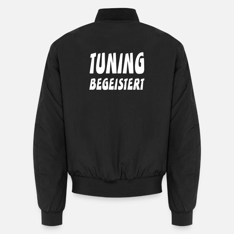 tuning - Unisex Bomber Jacket - black