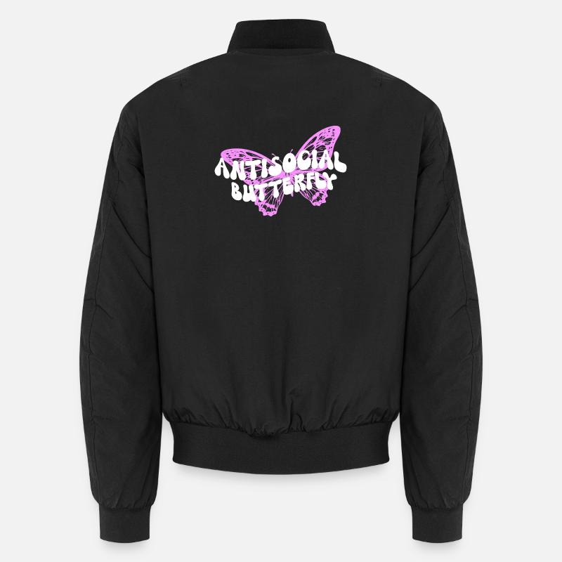 Graphique inspirant de fan papillon Bomber unisexe