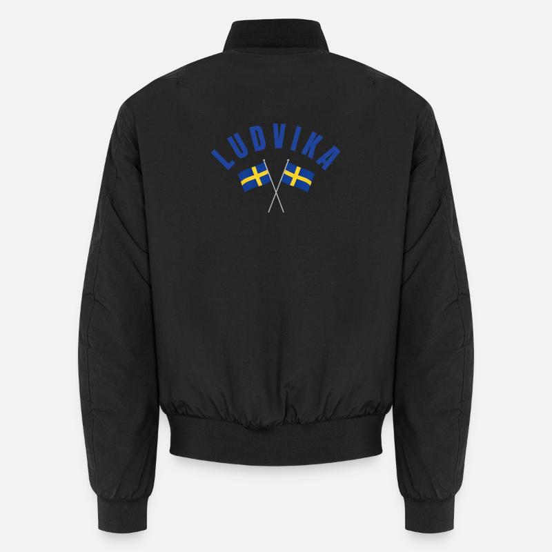 Drapeaux de Ludvika Suède Bomber unisexe