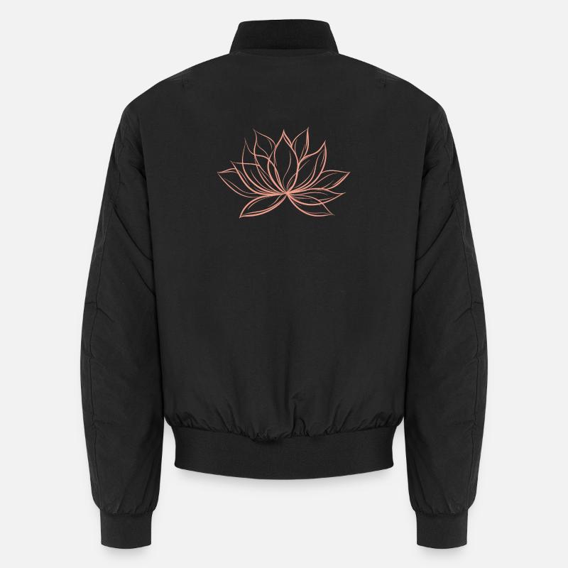 fleur de lotus  Bomber unisexe