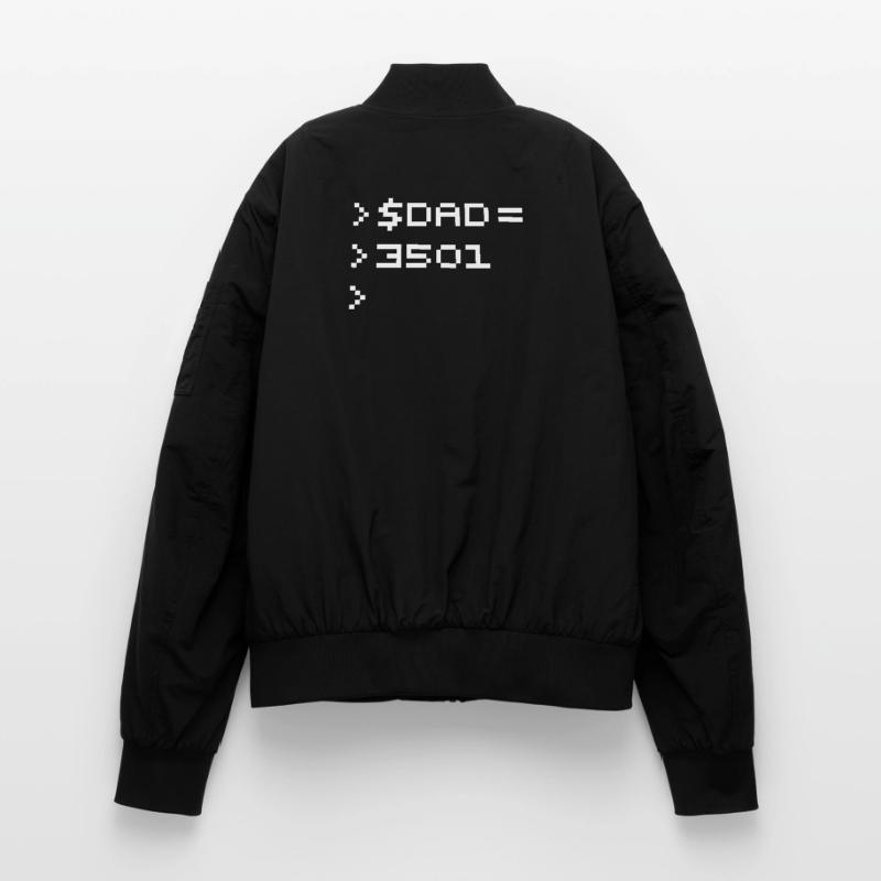 DAD Terminal de Pixels Nerd Code 8-Bits Rétro Bomber unisexe