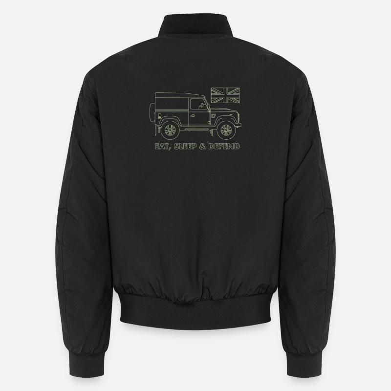Eat, Sleep & Defend - Bomber unisexe - noir