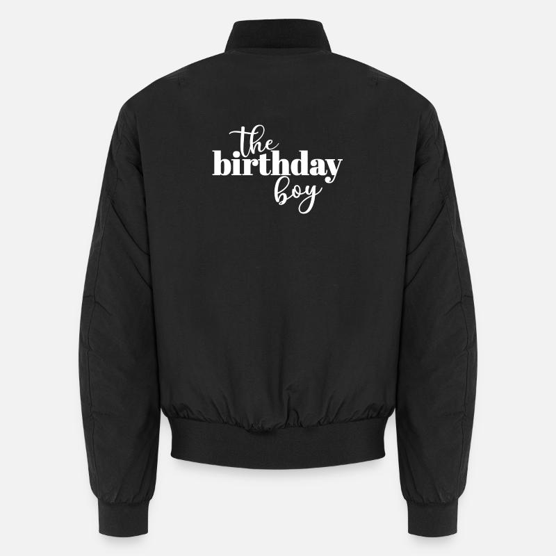 The Birthday Boy - Unisex Bomber Jacket - black