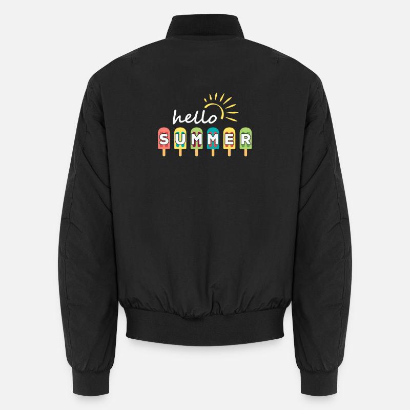 summer, hello summer, summer holidays Unisex Bomber Jacket