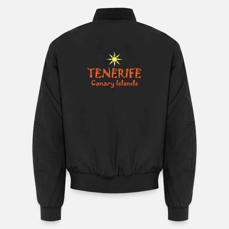 Tenerife, îles Canaries, style coucher de soleil Bomber unisexe
