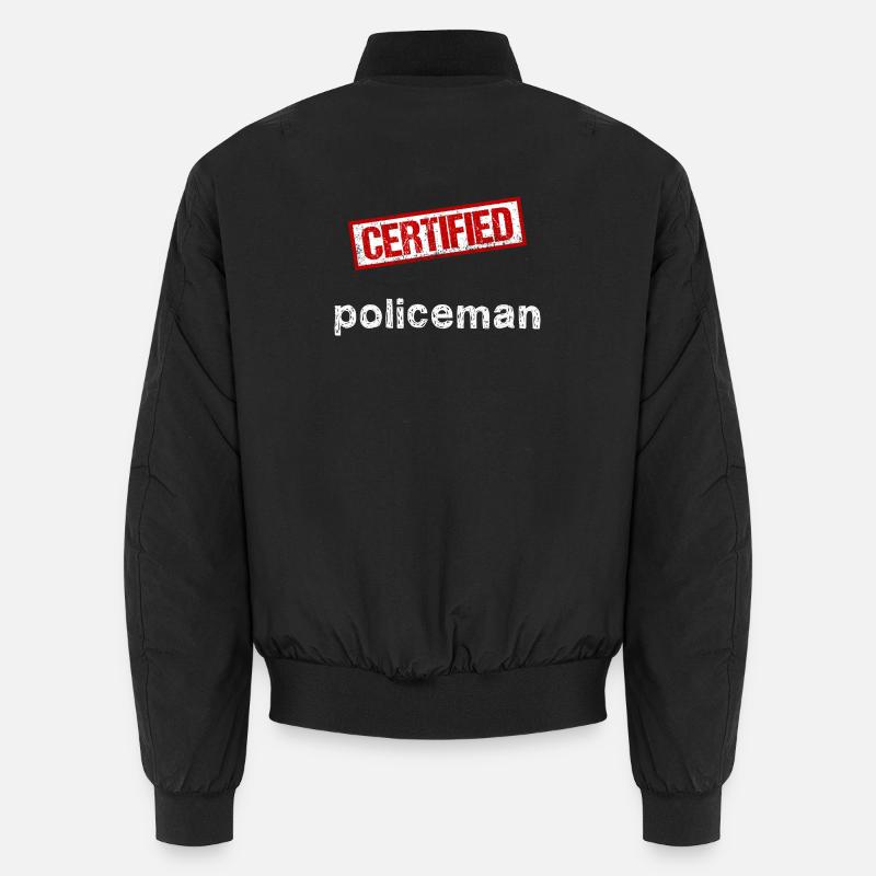 Polizist - Unisex Bomberjacke - Schwarz