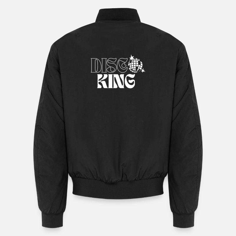 Disco King Retro Party Tee Unisex Bomber Jacket