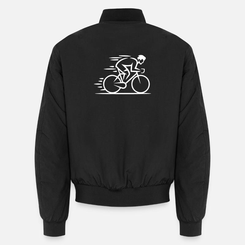 Minimalist Cycle Unisex Bomber Jacket