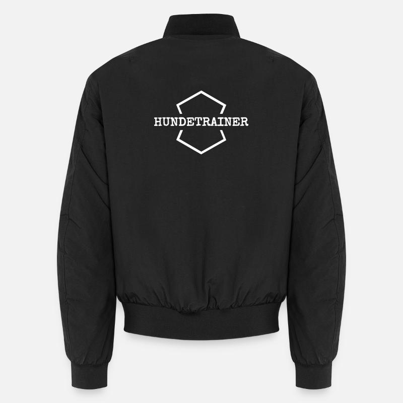 Gift for Dog Trainer - Unisex Bomber Jacket - black