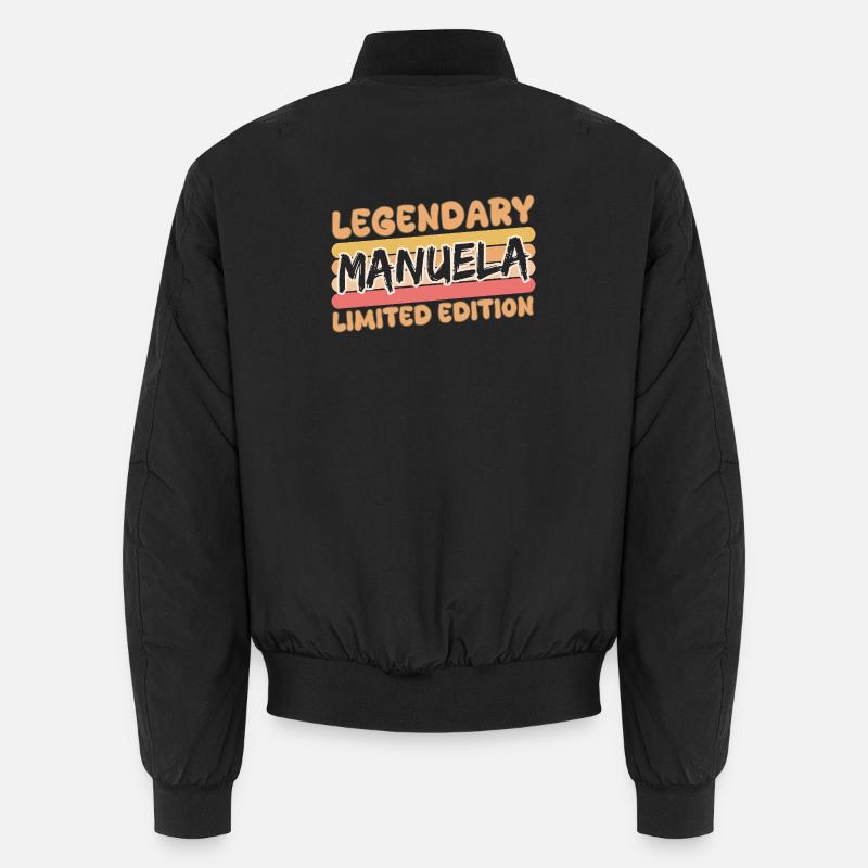 Manuela - Bomber unisexe - noir