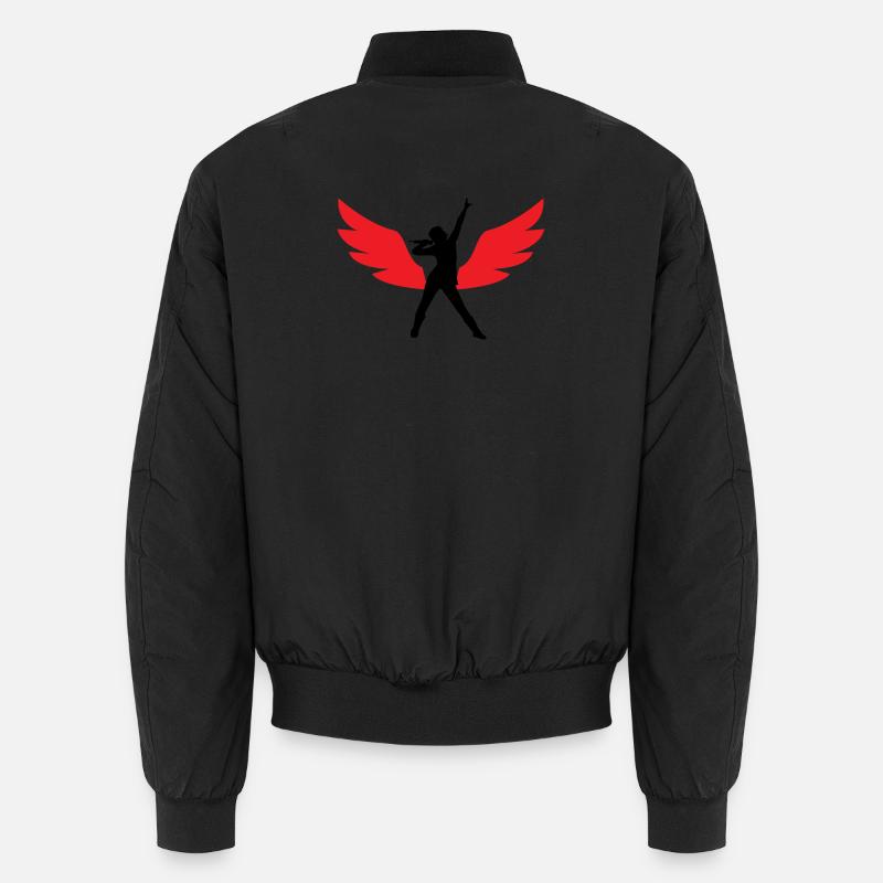 Top Best Stylish Singer  - Unisex Bomber Jacket - black