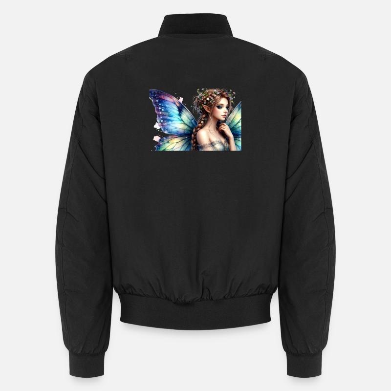 Couronne florale de fée iridescente Bomber unisexe