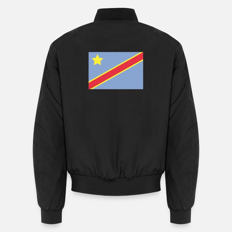 Drapeau du Congo Bomber unisexe