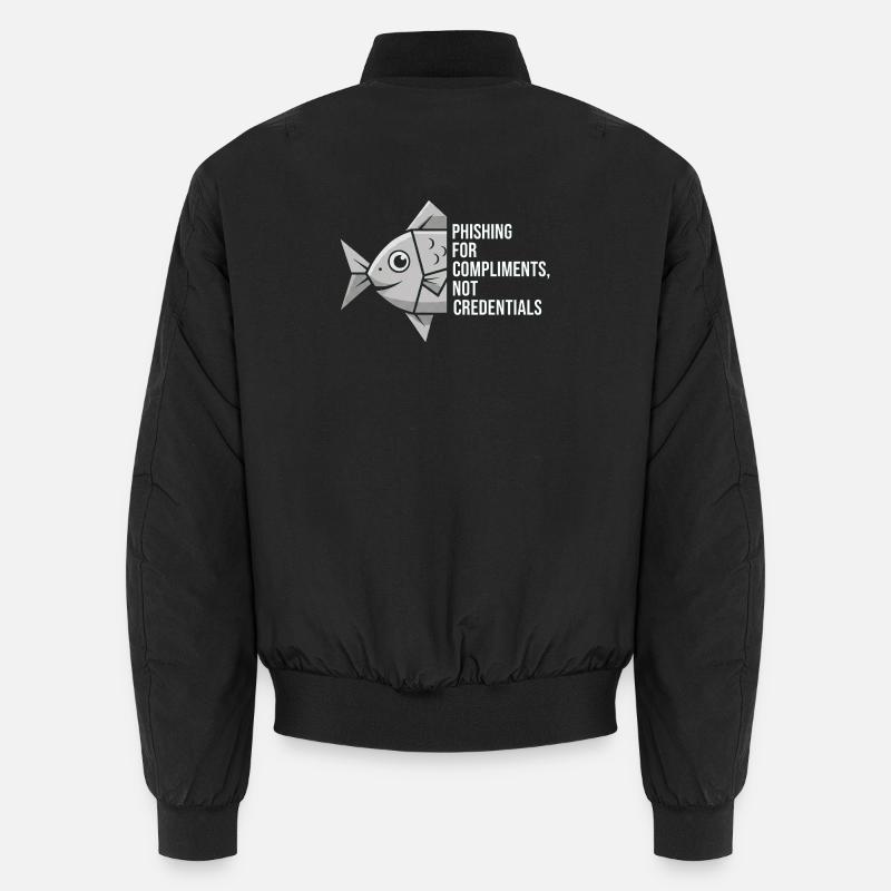 Phishing for Compliments Cyber Security Unisex Bomberjacke