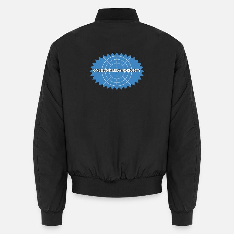Hundertachtzig Zielscheibe Retro Unisex Bomberjacke