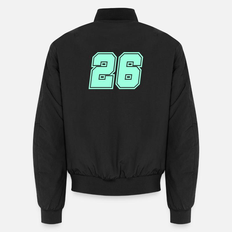 26 - Unisex Bomber Jacket - black