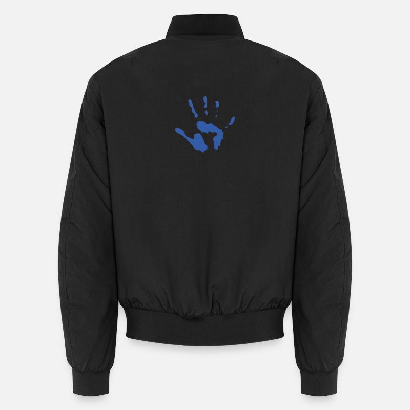 Hand Handabdruck Unisex Bomberjacke