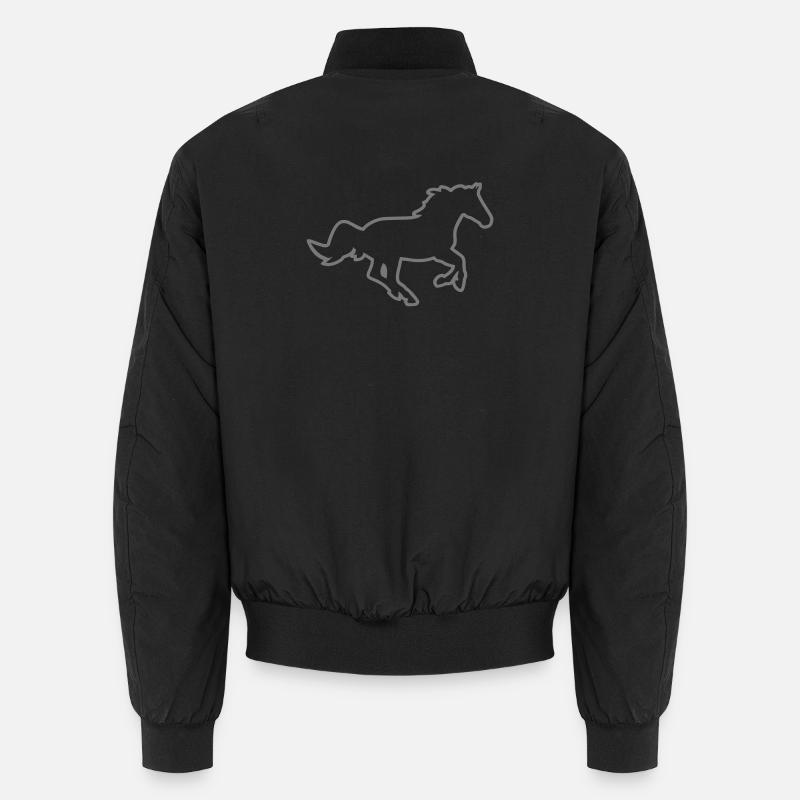 Pferd Unisex Bomberjacke