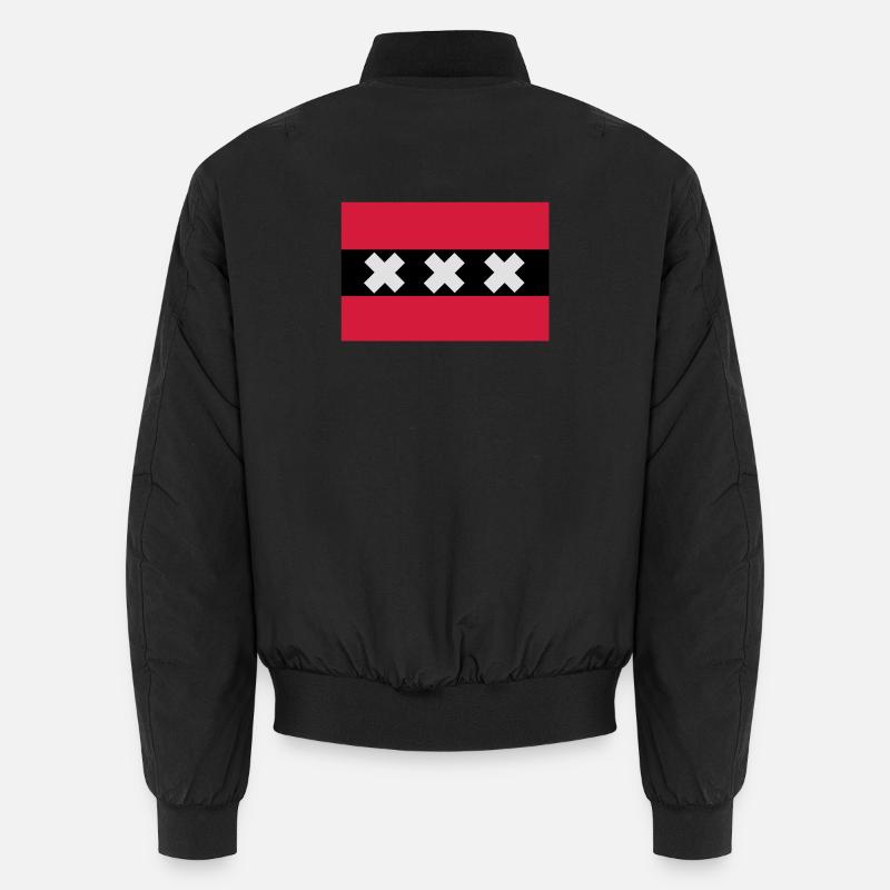Drapeau de Amsterdam Bomber unisexe
