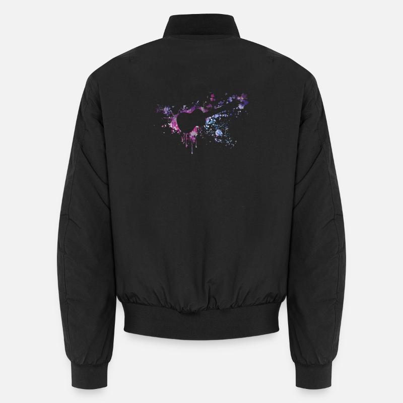 ukulele splash - Unisex Bomberjacke - Schwarz