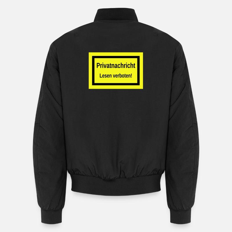 Lustiger Spruch Unisex Bomberjacke