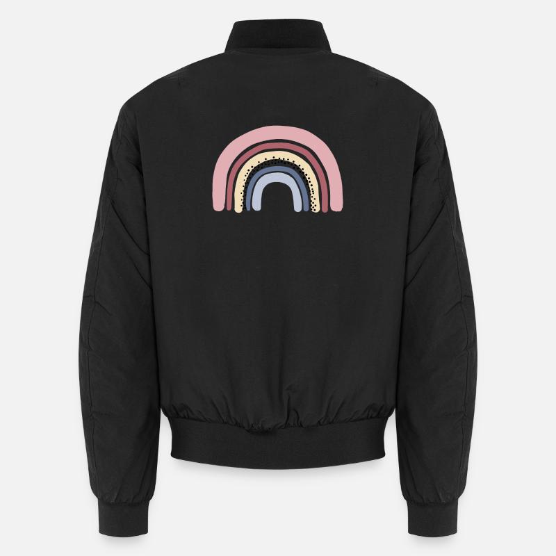 Pastel arc-en-ciel Bomber unisexe