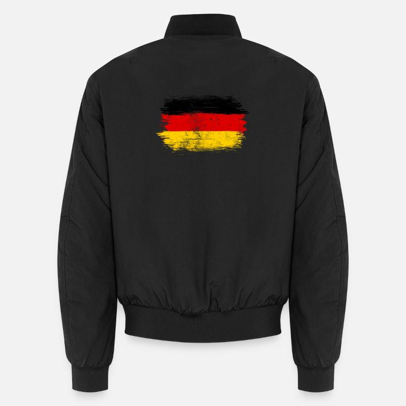 Deutscher Flaggenpinselstrich Unisex Bomberjacke
