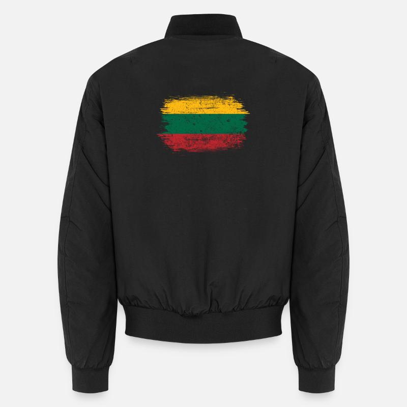 Lebendiger Pan-Flag-Pinselstrich Unisex Bomberjacke