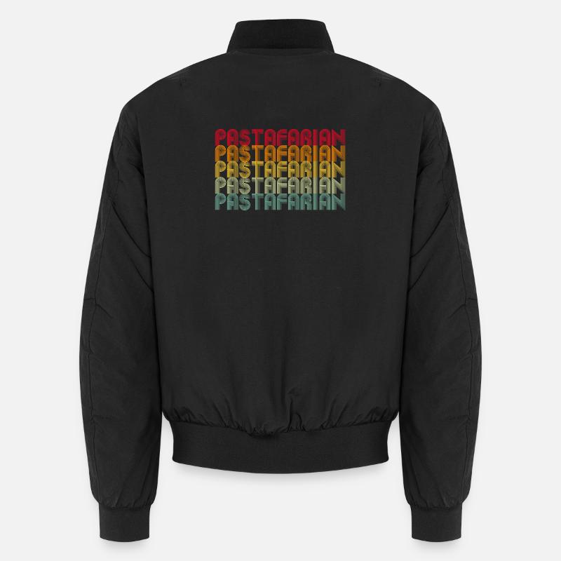 Regenbogen Schriftstapel Muster Unisex Bomberjacke