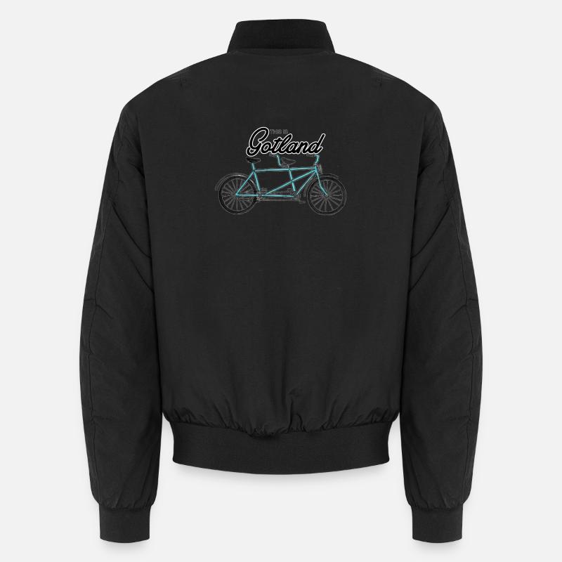 C’est Gotland - Vélo tandem - Bomber unisexe - noir