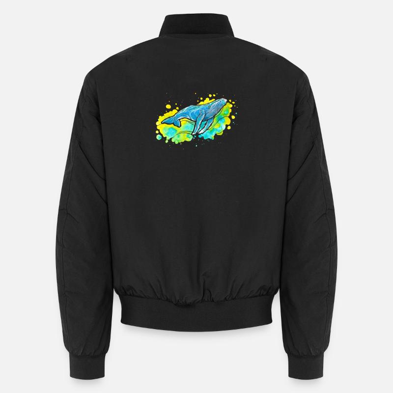 Humpback whale Unisex Bomber Jacket
