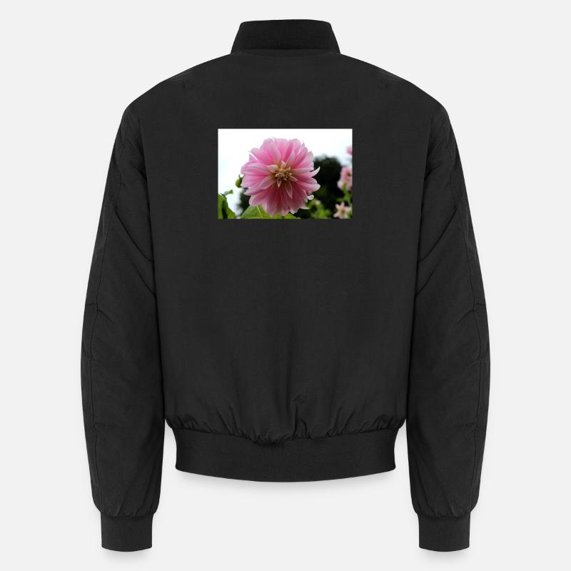 Dahlie pink rosa Blüte ,Blume Unisex Bomberjacke