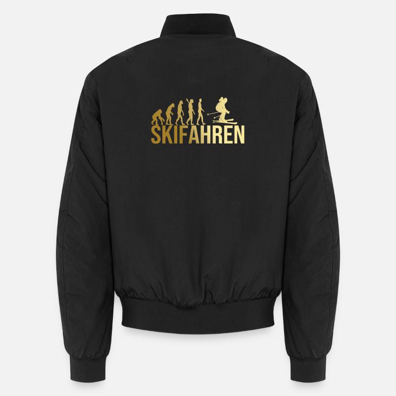 Evolution Skifahren Unisex Bomberjacke