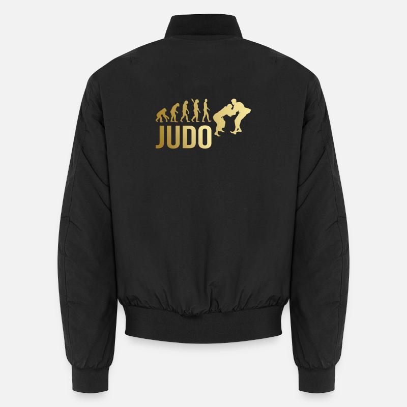 Judo Evolution - Unisex Bomberjacke - Schwarz