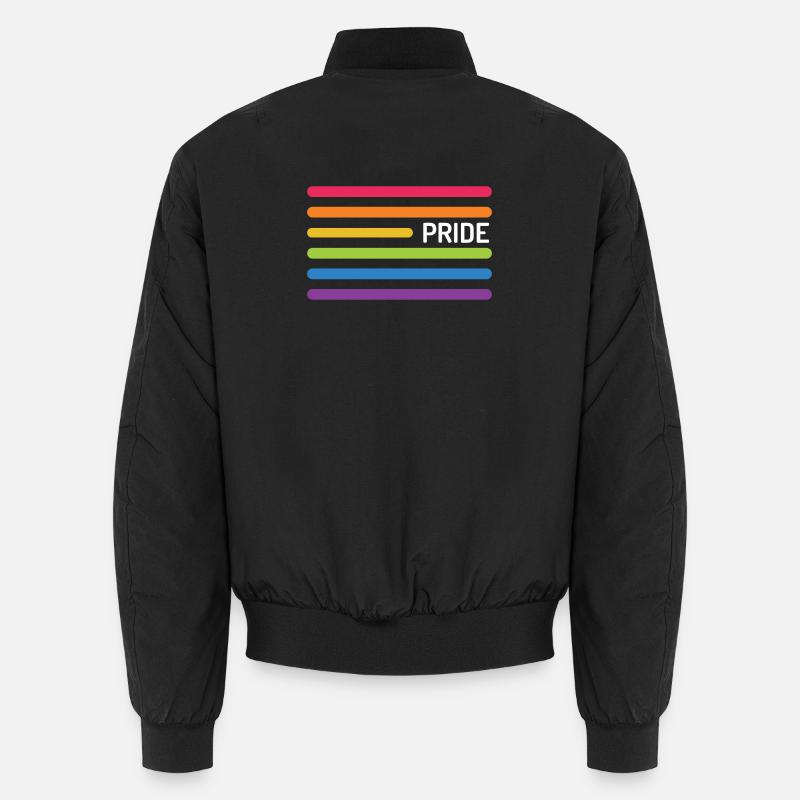 LGBT Pride Month - Pride! - Unisex Bomber Jacket - black