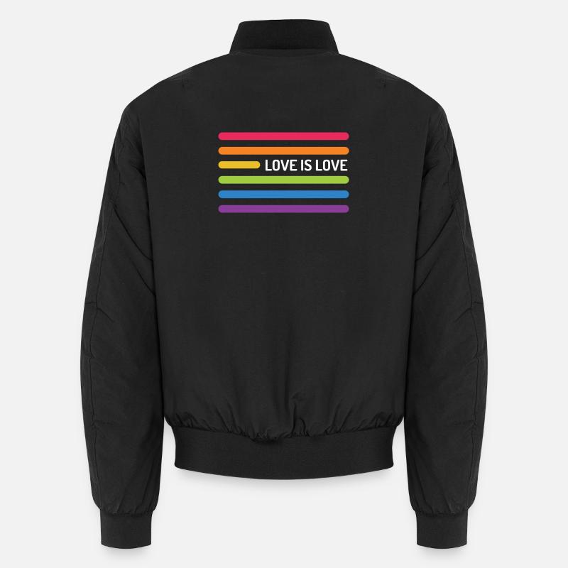 LGBT Pride Monat - Liebe ist Liebe Unisex Bomberjacke