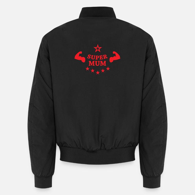 Super Mom - Muttertag Unisex Bomberjacke