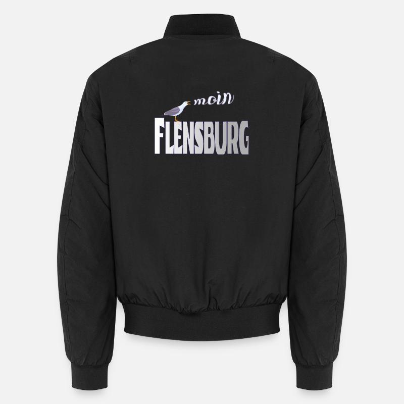 Flensburg Möwe & Moin Design Unisex Bomberjacke