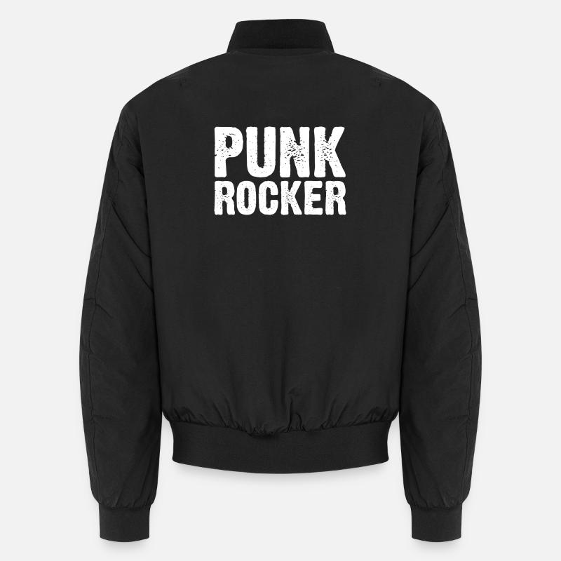 Conception typographique punk rock audacieuse Bomber unisexe
