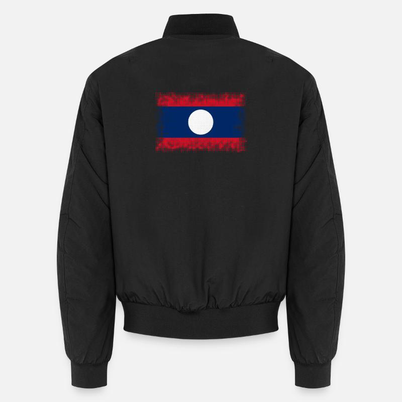 Laos - Unisex Bomber Jacket - black