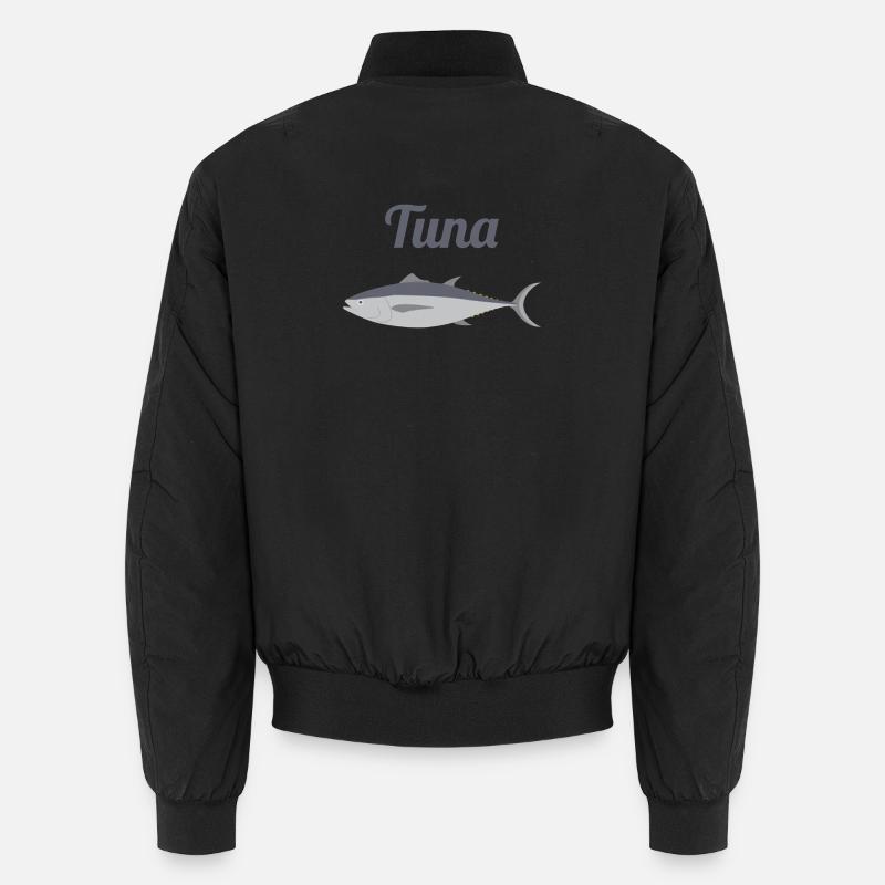 Nautic Design Thon Silhouette Océan Imprimer Pêche Bomber unisexe