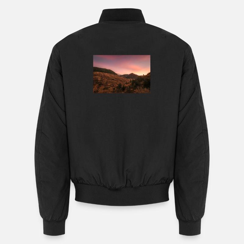 Alpine sunrise on Agrafa mountains	 Unisex Bomber Jacket