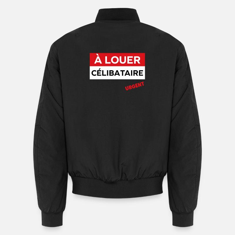 bachelor - Unisex Bomber Jacket - black
