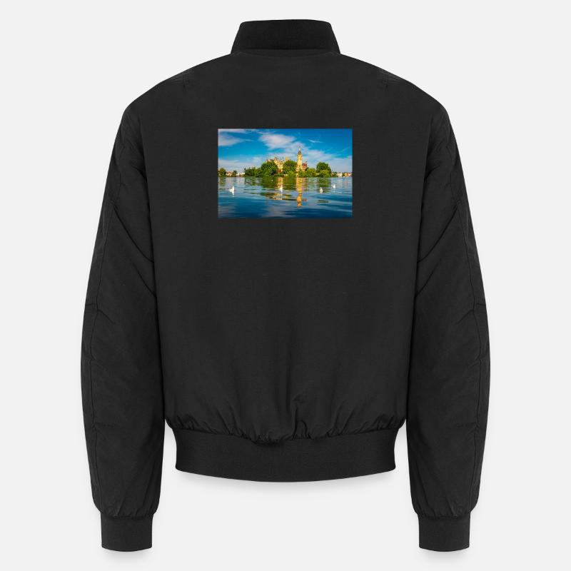 Schweriner Schloss im Sommer Unisex Bomberjacke