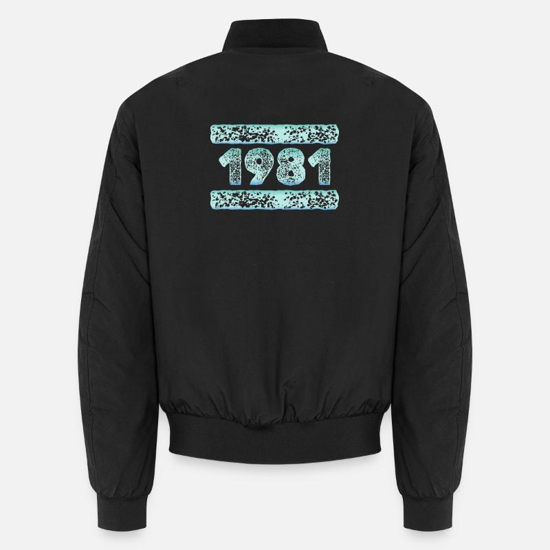 Jahr 1981 Unisex Bomberjacke