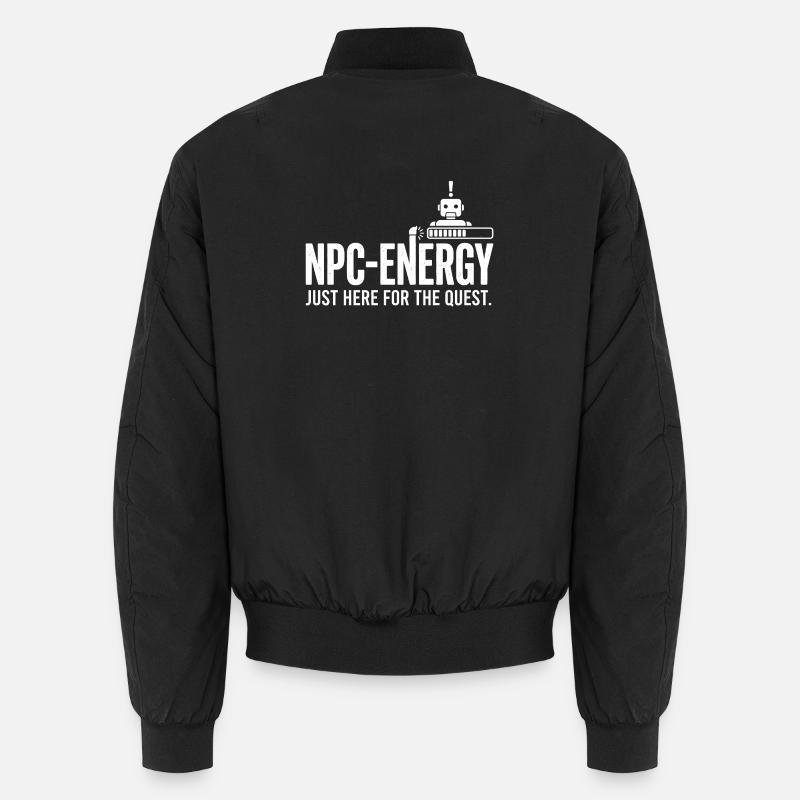 NPC Energy Just Here for the Quest Unisex Bomber Jacket